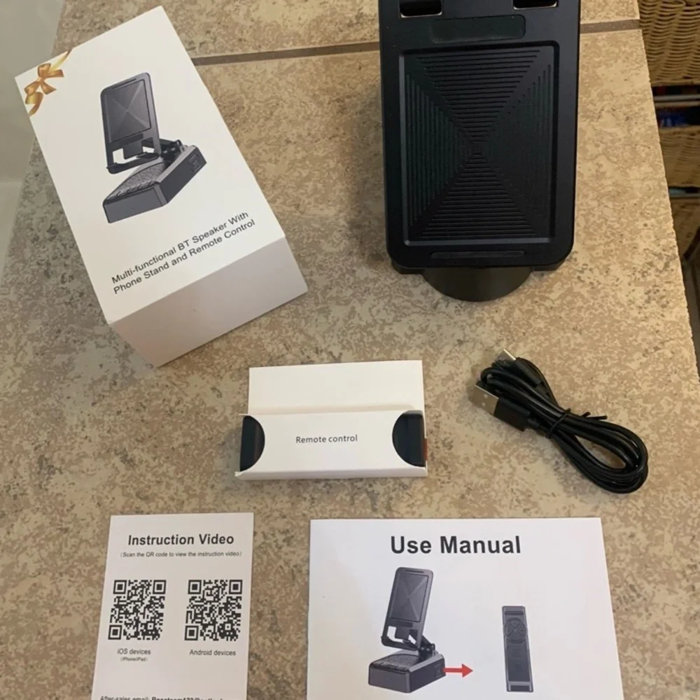 New! “Multi-functional BT Speaker With Phone Stand and Remote Control